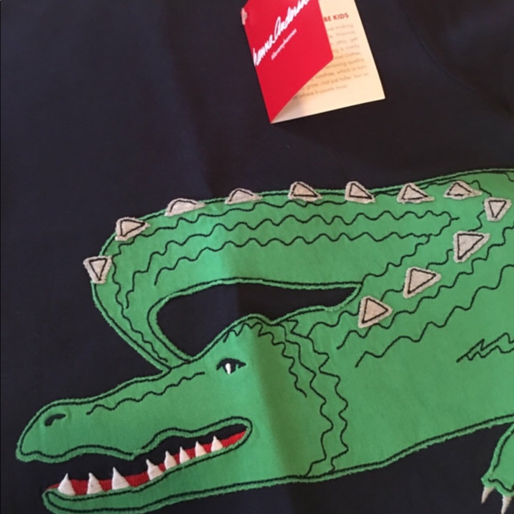 NWT Hanna Anderson Gator Tee